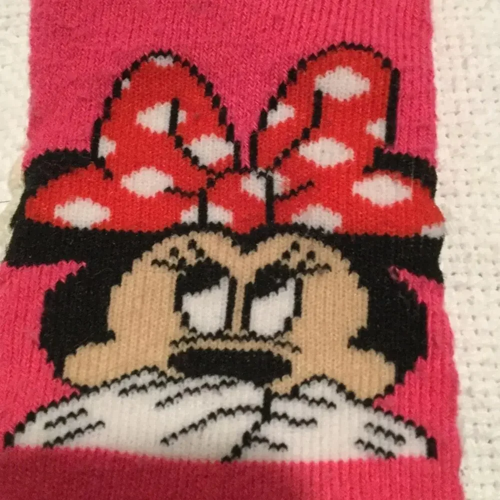Mini slipper socks with antiskid cushion worn once